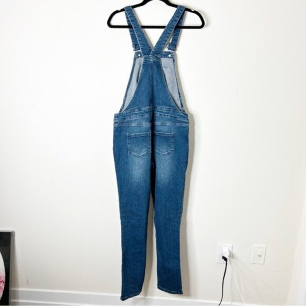 Seraphine Trav Denim Maternity Overalls Dungaree Size 4M Pregnancy Motherhood - Picture 7 of 16